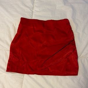 Zara side ruffle skirt